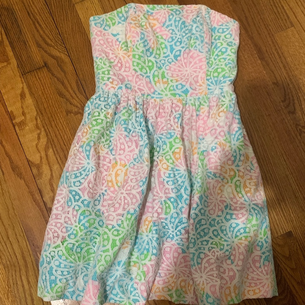 Colorful Eyelet Lace Lilly Pulitzer Dress